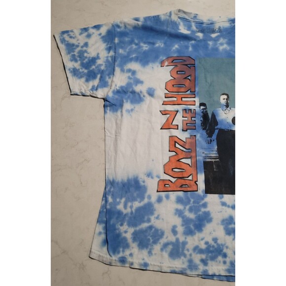 Boyz N The Hood Tie Dye Shirt Large Blue White RN 155105 NWOt - Picture 7 of 11